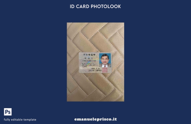 modello FRONTALE photolook ID Corea stile verificato